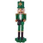 HOLIDAY DECOR WOODEN IRISH NUTCRACKER