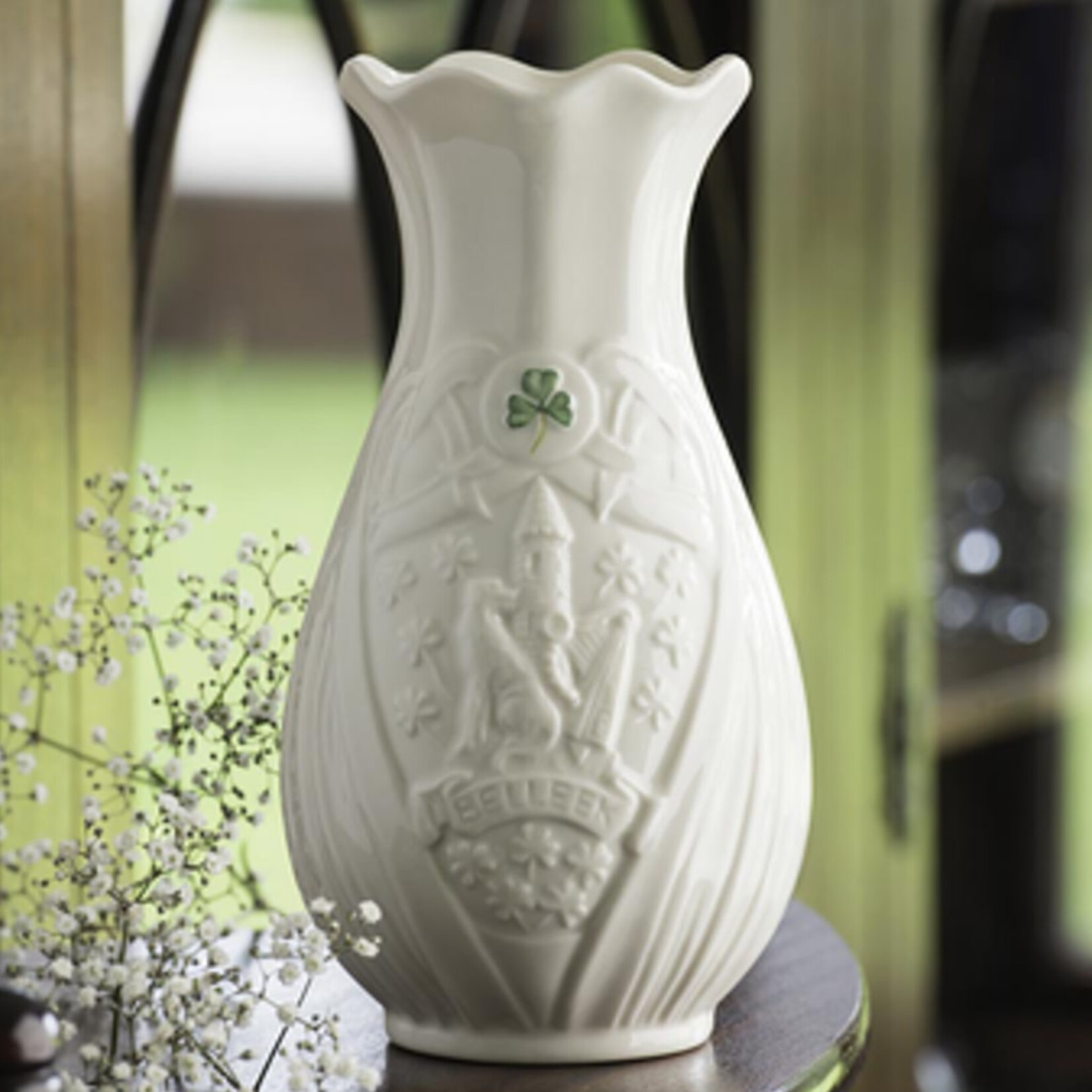 LIMITED EDITION BELLEEK TRADEMARK EVENT PIECE - 7" Vase