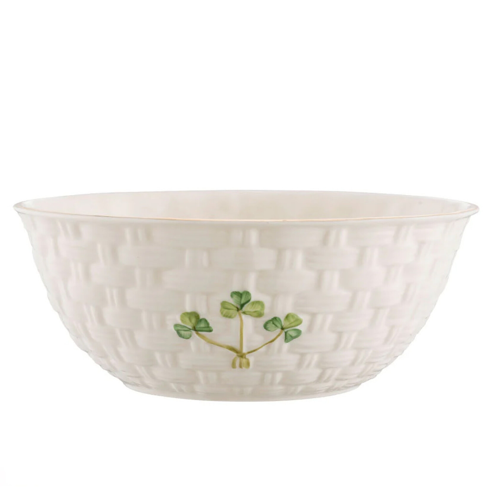 KITCHEN & ACCESSORIES BELLEEK SHAMROCK 6” BOWL