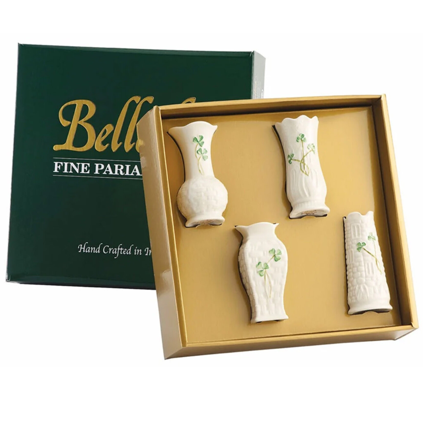 VASES & BOWLS BELLEEK MINI VASES - SET of 4