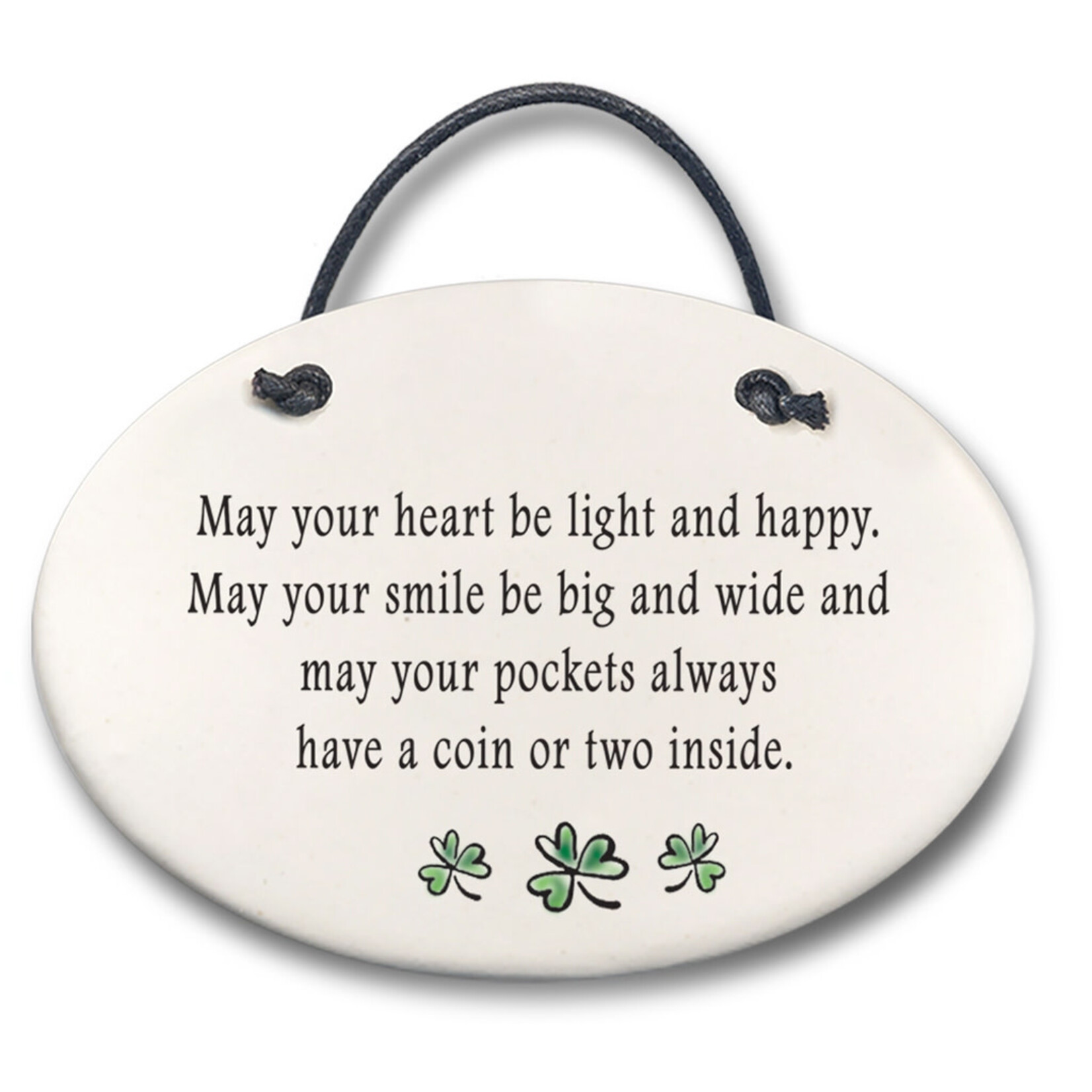 PLAQUES, SIGNS & POSTERS IRISH OVAL CERAMIC MEDIUM PLAQUE -