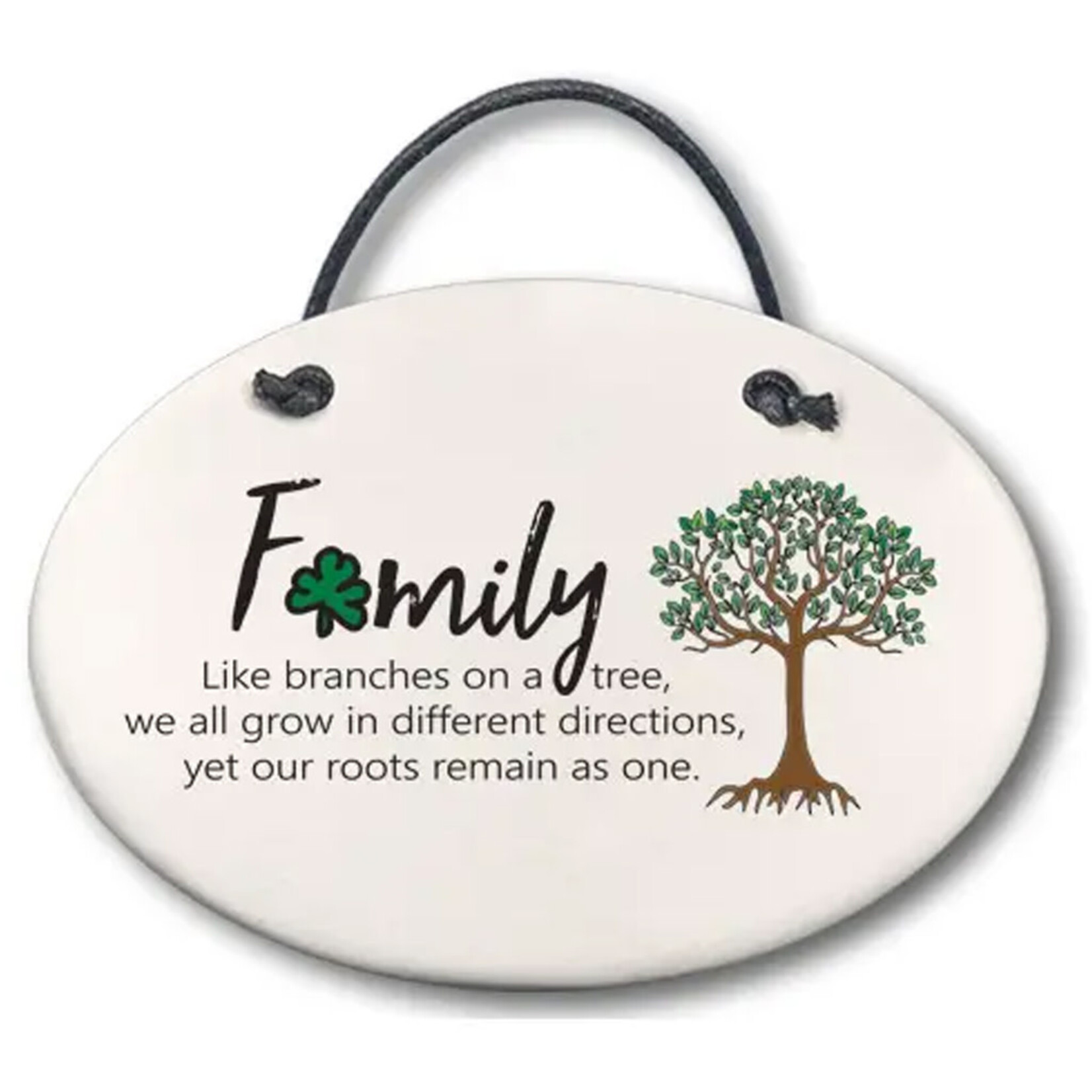 PLAQUES, SIGNS & POSTERS IRISH OVAL CERAMIC MEDIUM PLAQUE -