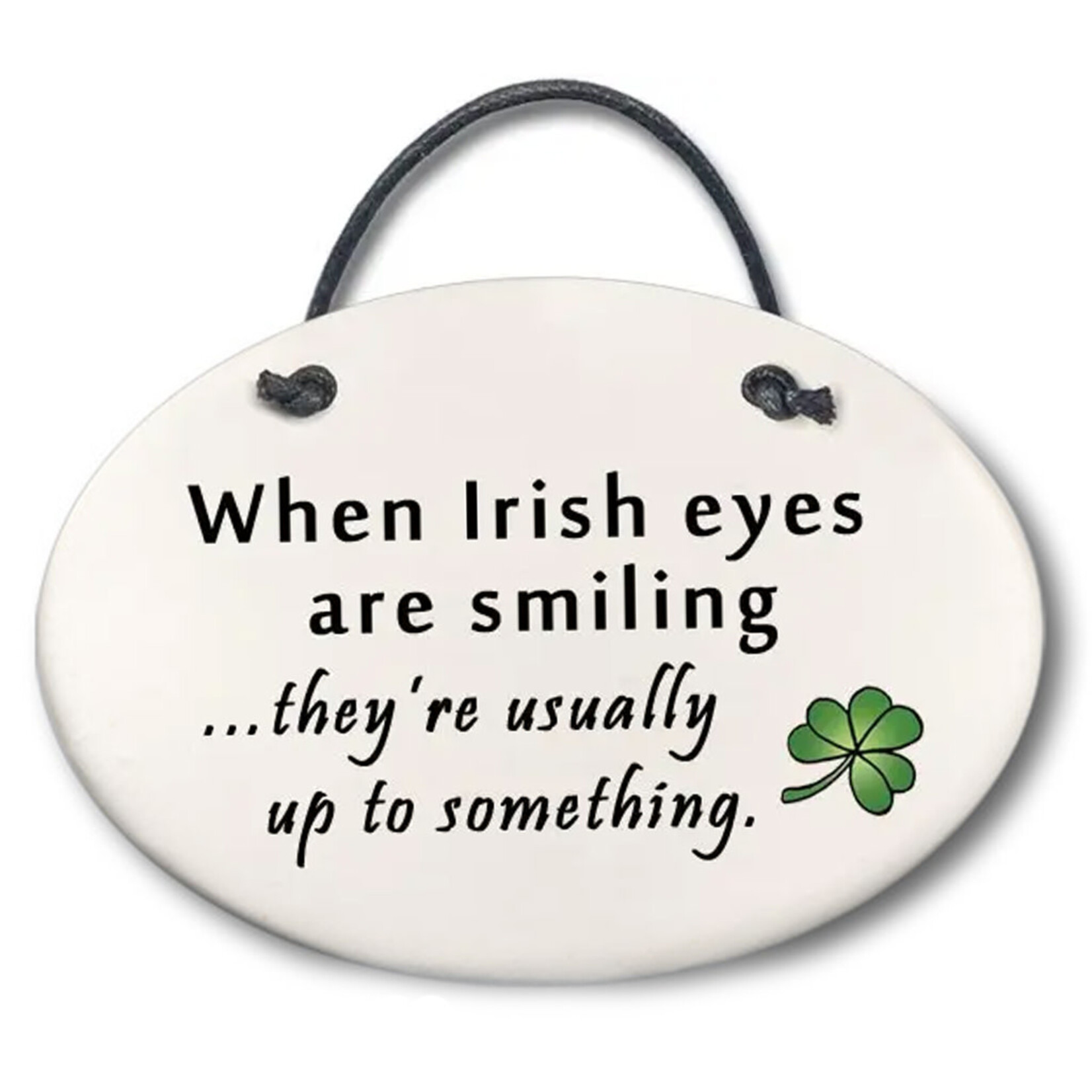 PLAQUES, SIGNS & POSTERS IRISH OVAL CERAMIC MEDIUM PLAQUE -