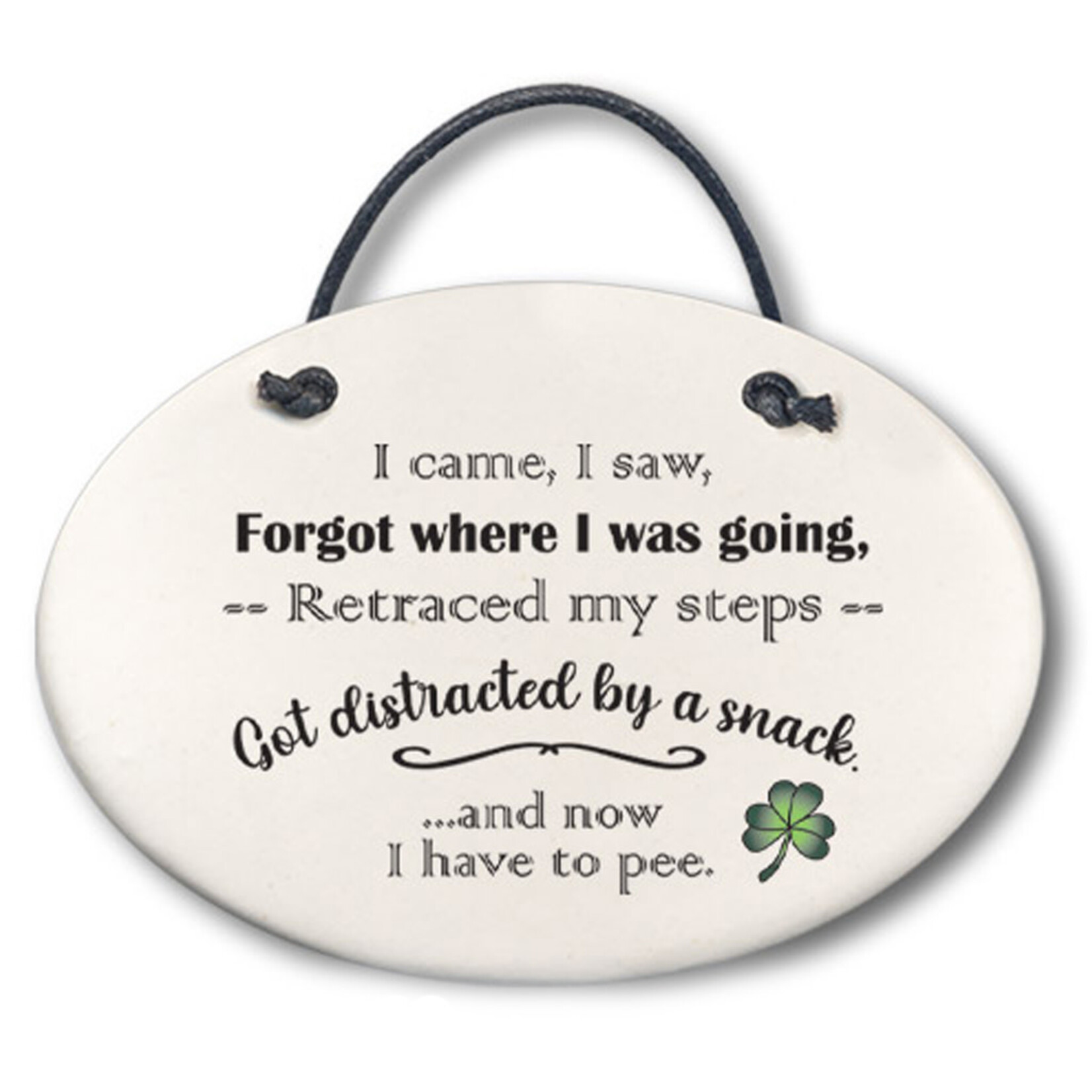 PLAQUES, SIGNS & POSTERS IRISH OVAL CERAMIC MEDIUM PLAQUE -