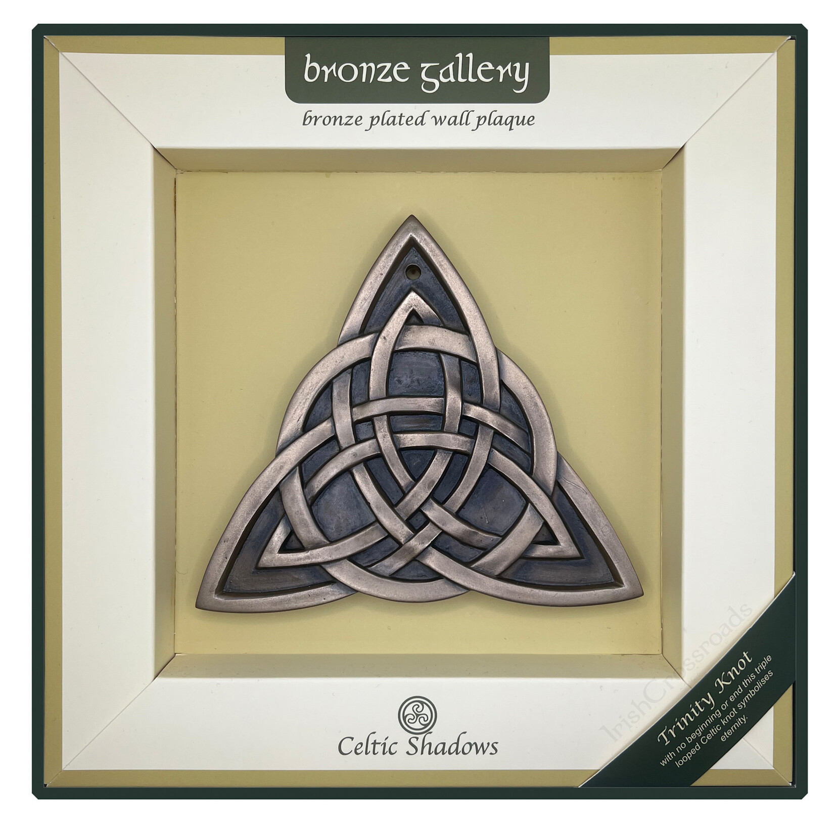 PLAQUES, SIGNS & POSTERS CELTIC BRONZE GALLERY WALL PLAQUE - Trinity Knot