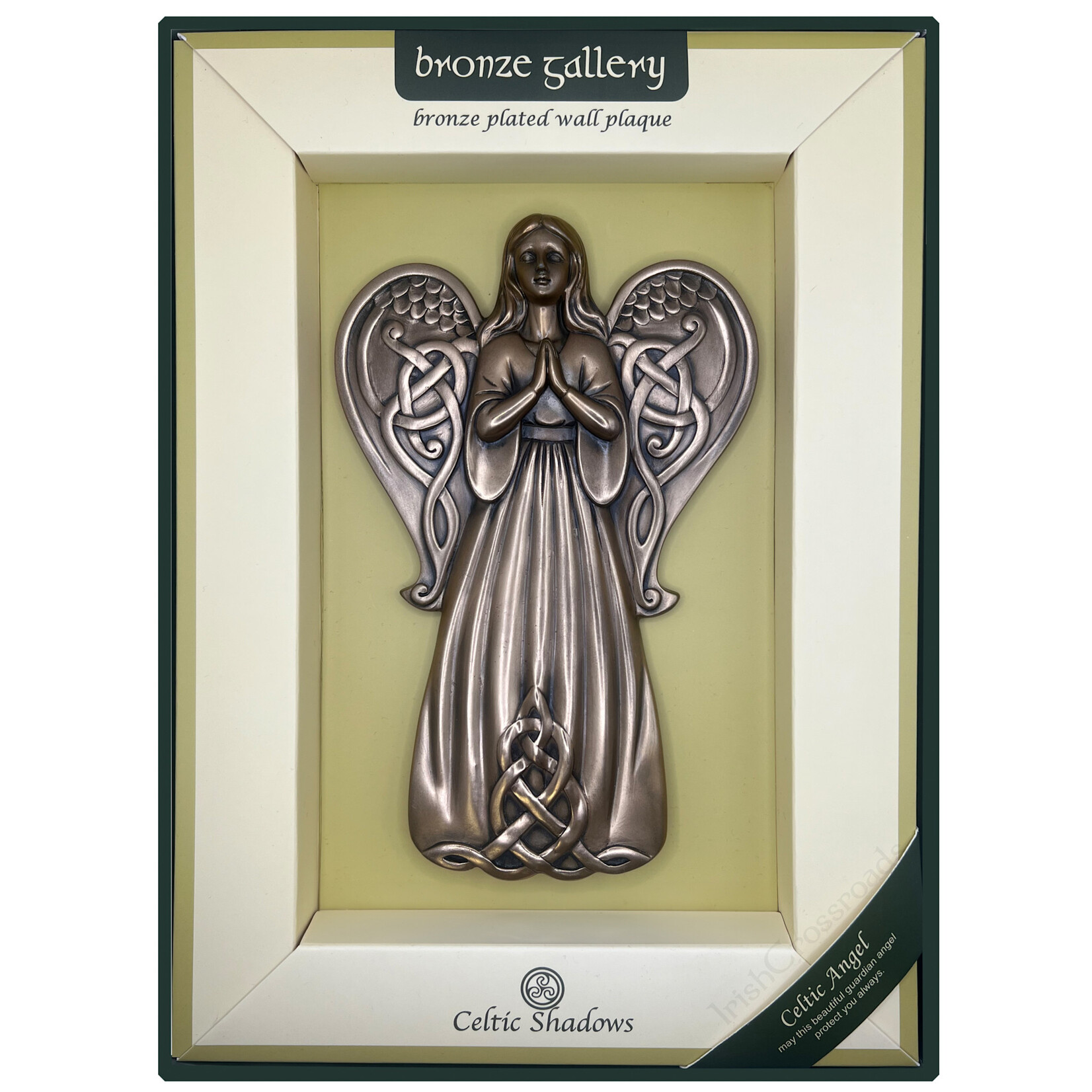 PLAQUES, SIGNS & POSTERS CELTIC BRONZE GALLERY WALL PLAQUE - Angel