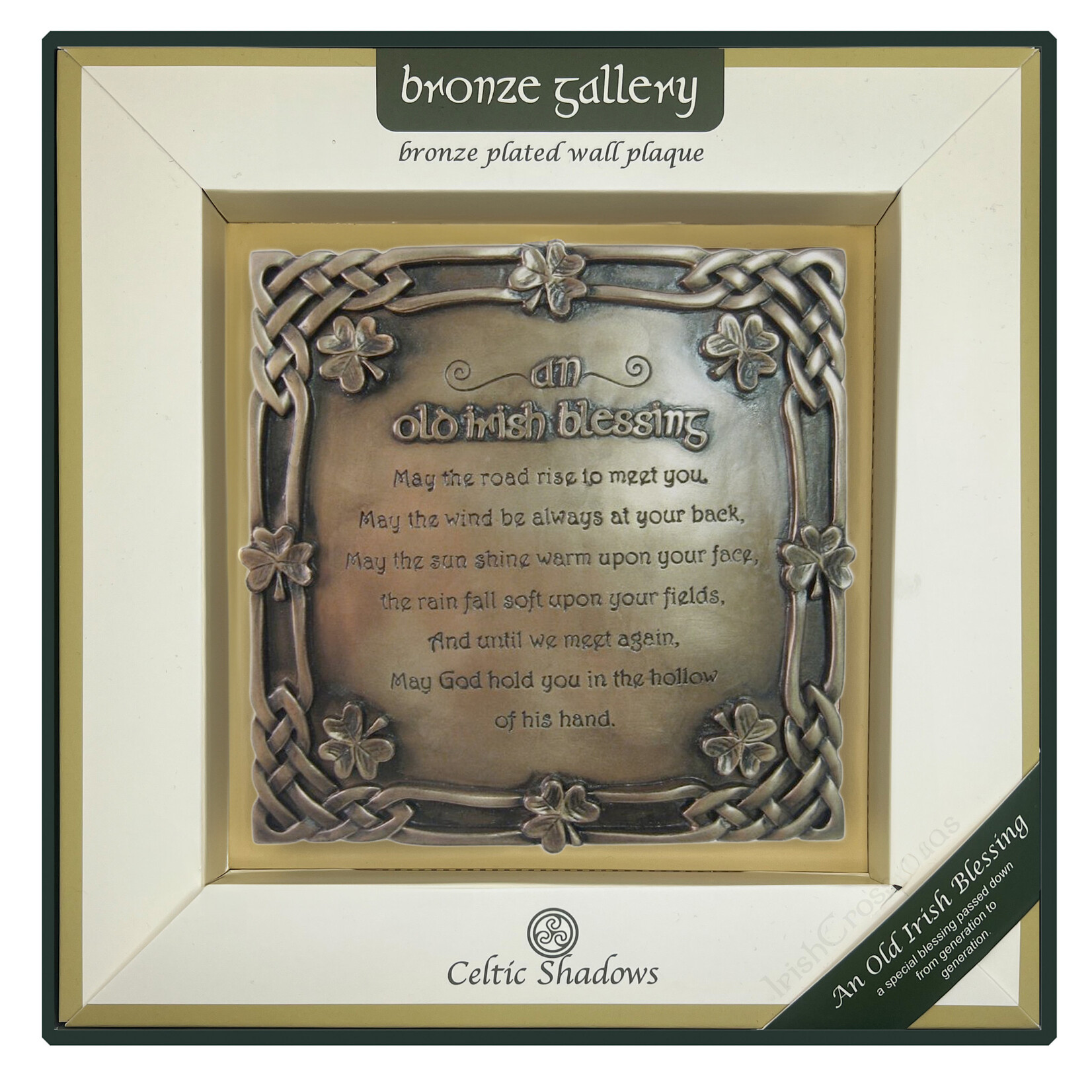 PLAQUES & GIFTS CELTIC BRONZE GALLERY WALL PLAQUE - Old Irish Blessing