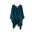 CAPES & RUANAS LOCHCARRON LAMBSWOOL SERAPE - Blackwatch