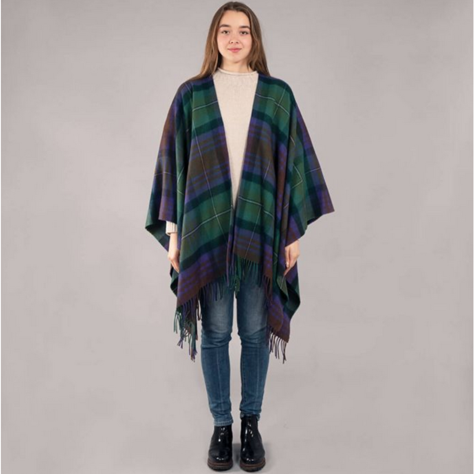 CAPES & RUANAS LOCHCARRON LAMBSWOOL SERAPE - Isle of Skye