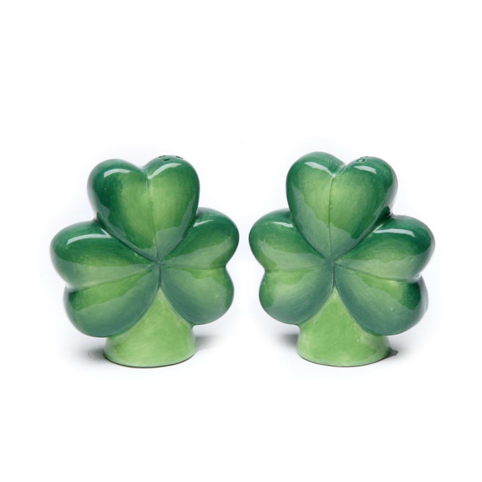 KITCHEN & ACCESSORIES SHAMROCK SALT & PEPPER SHAKERS