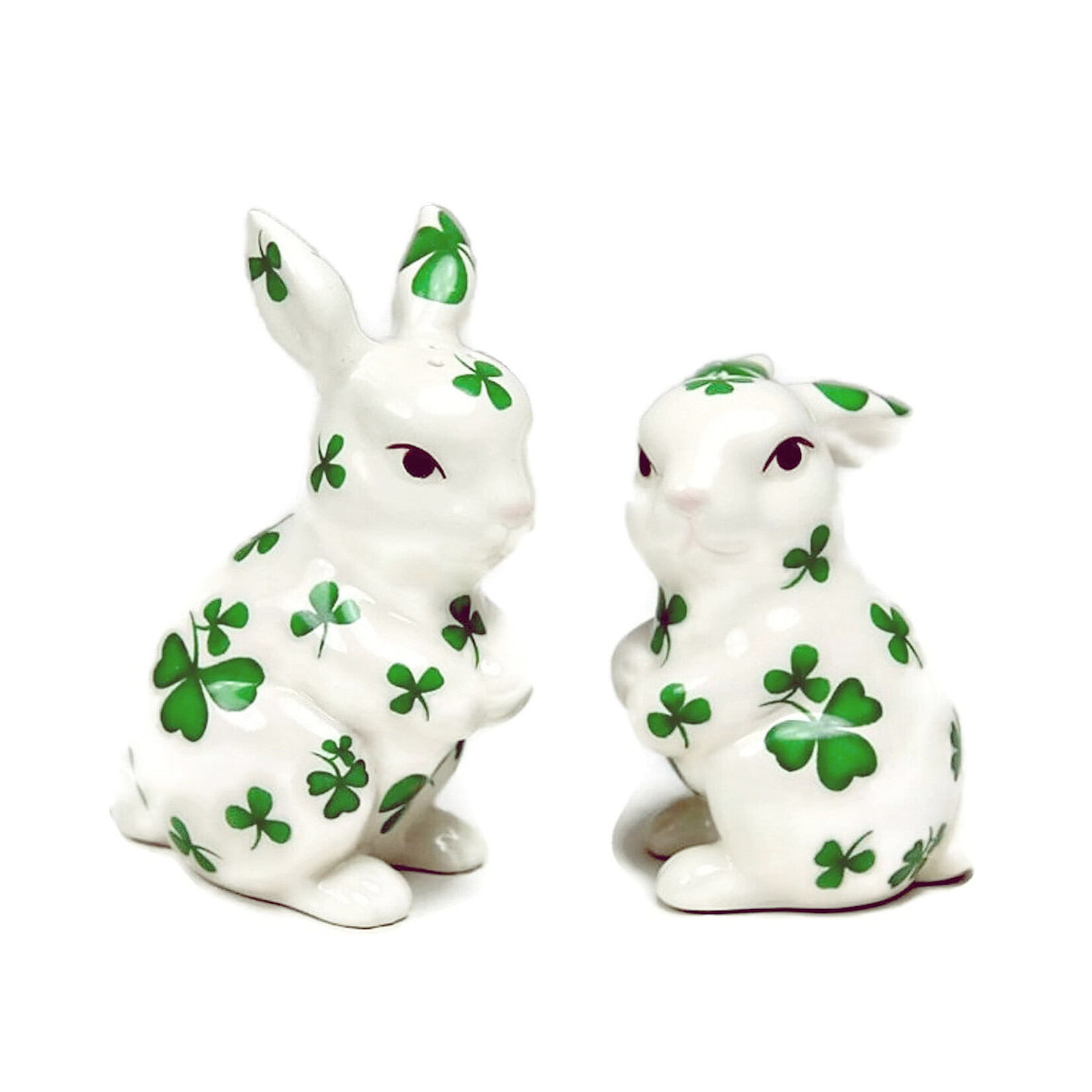 KITCHEN & ACCESSORIES SHAMROCK RABBIT SALT & PEPPER SET