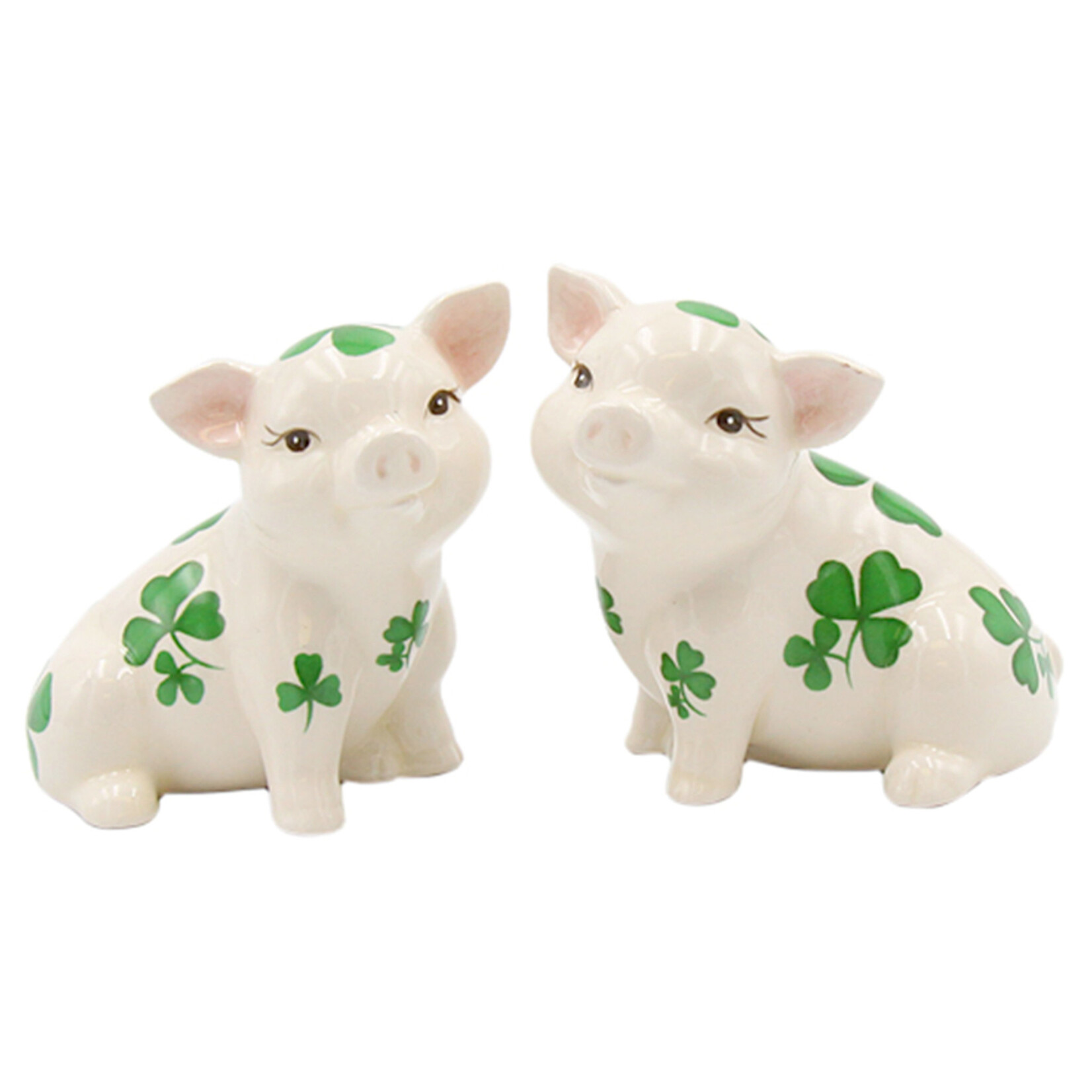KITCHEN & ACCESSORIES SHAMROCK PIGGIES SALT & PEPPER SET