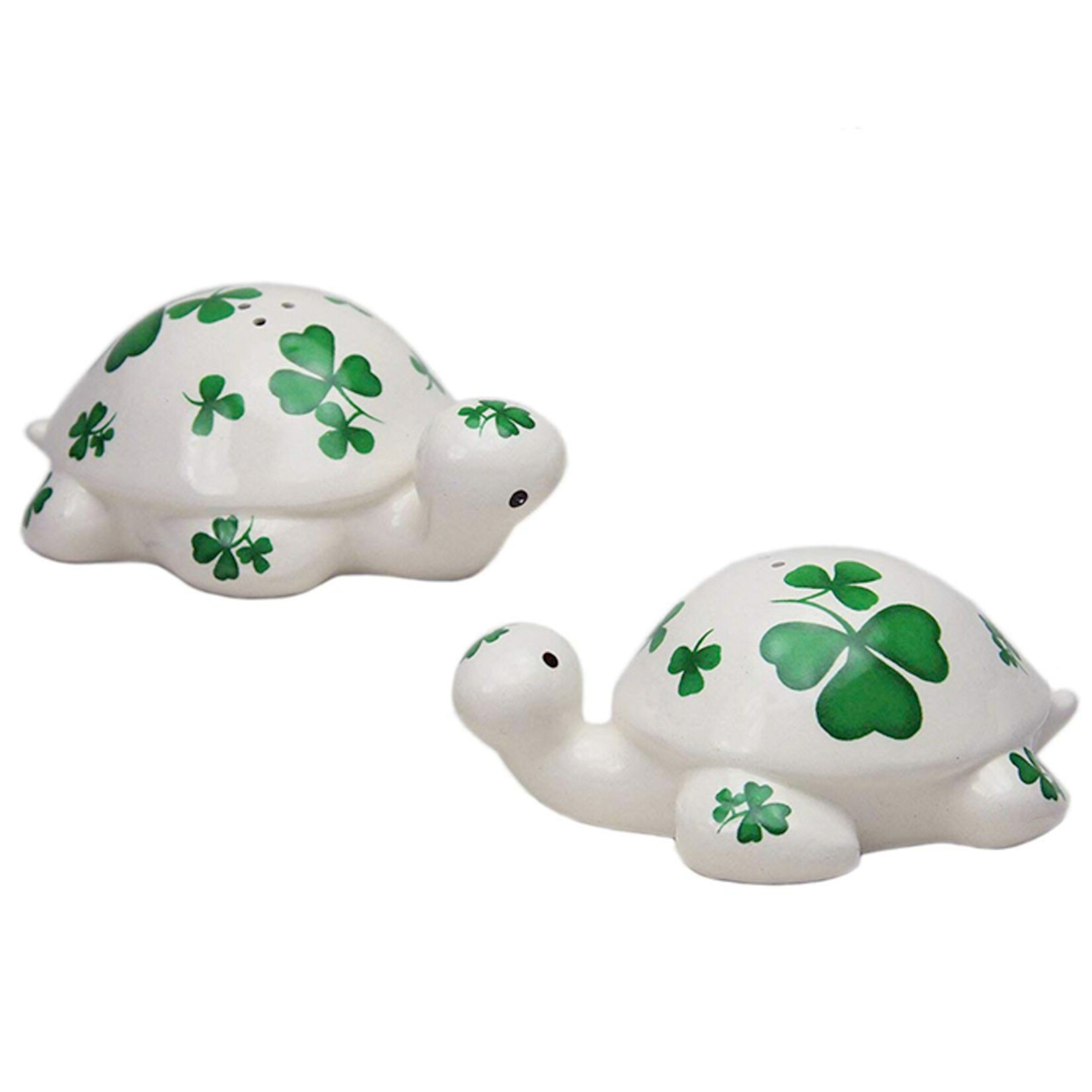 KITCHEN & ACCESSORIES SHAMROCK TURTLE SALT & PEPPER SET