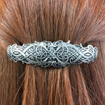 ACCESSORIES MULLINGAR PEWTER CELTIC HAIR BARRETTE - Celtic Dragon