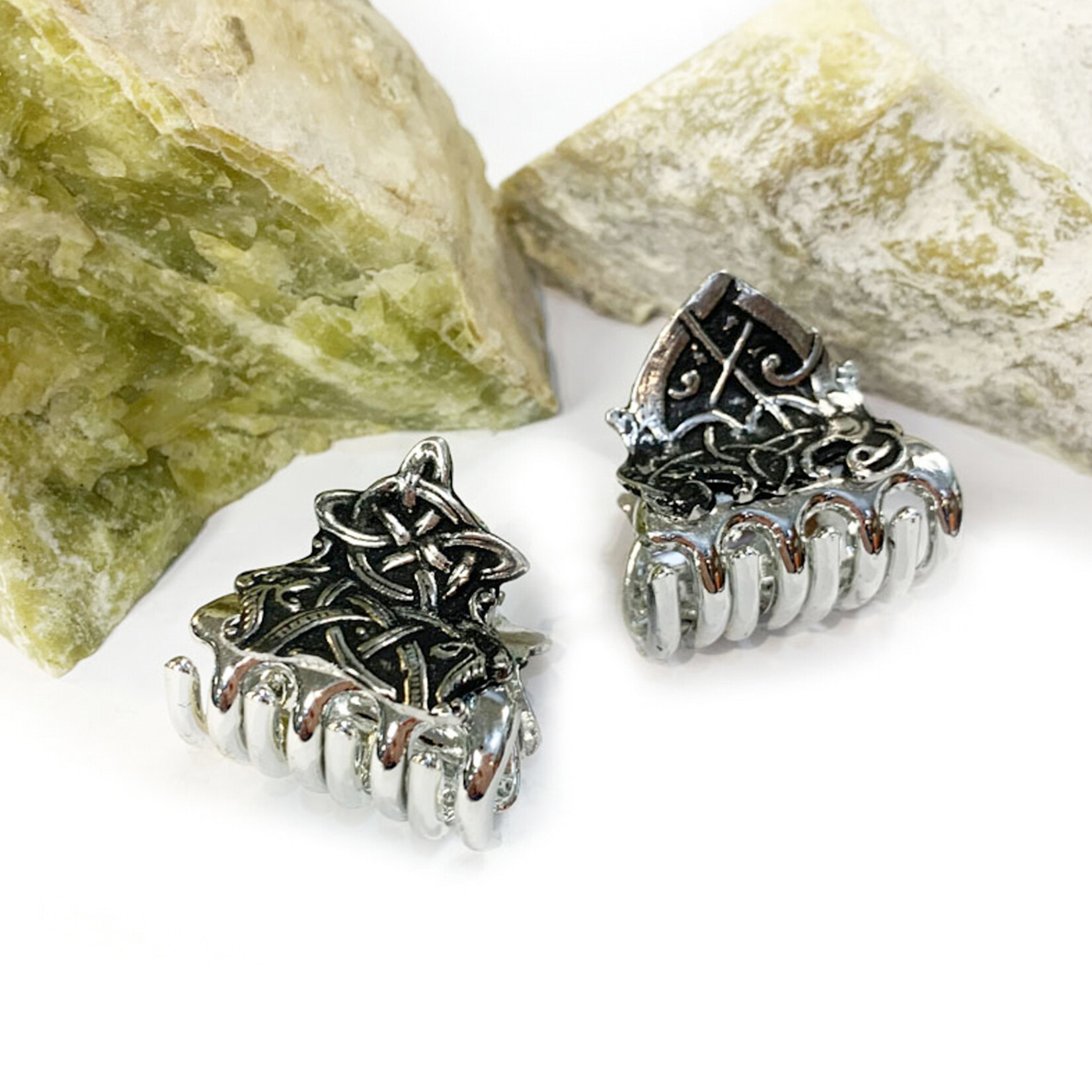 ACCESSORIES MULLINGAR PEWTER HAIR CLASP (2pc)