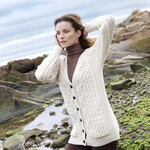 SWEATERS ADARE BOYFRIEND CARDIGAN - Natural
