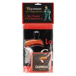BARWARE GUINNESS GILROY TOUCAN BAR TOWEL & COASTER SET