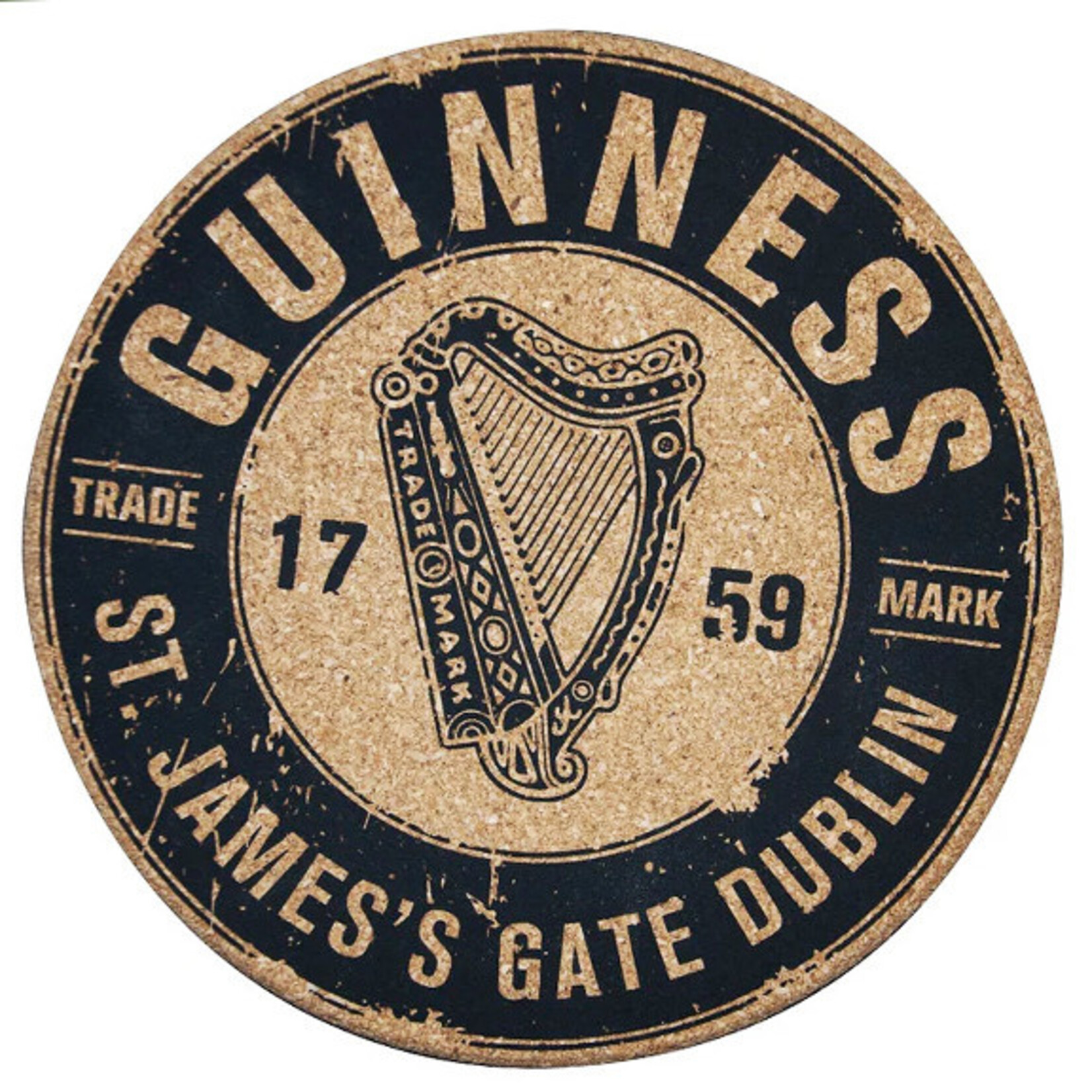 BARWARE GUINNESS CORK PLACEMAT / TRIVET