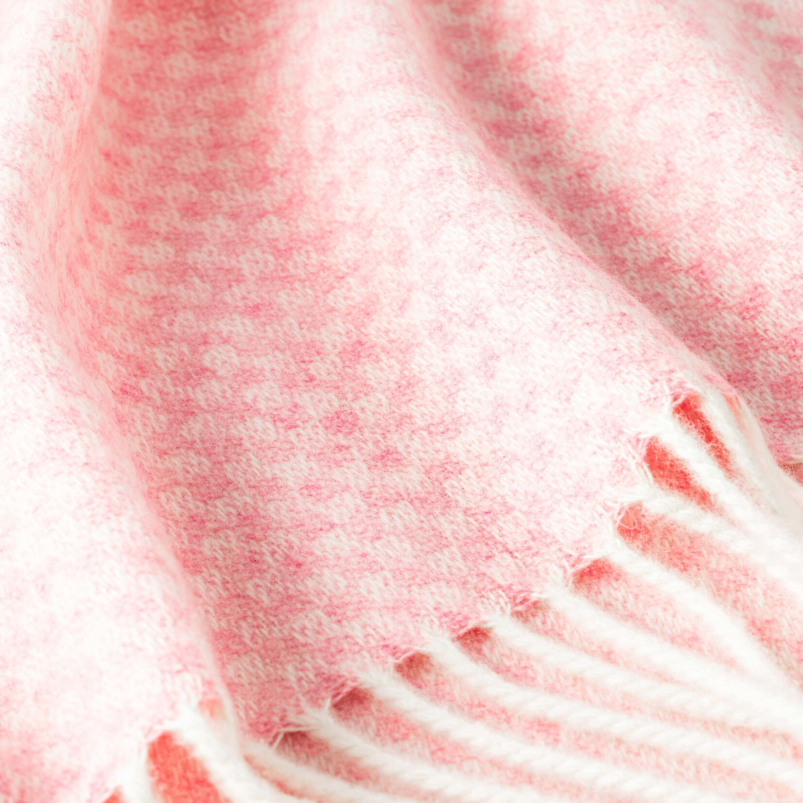 BABY BLANKETS BABY BLANKET IRISH LAMBSWOOL - Pink
