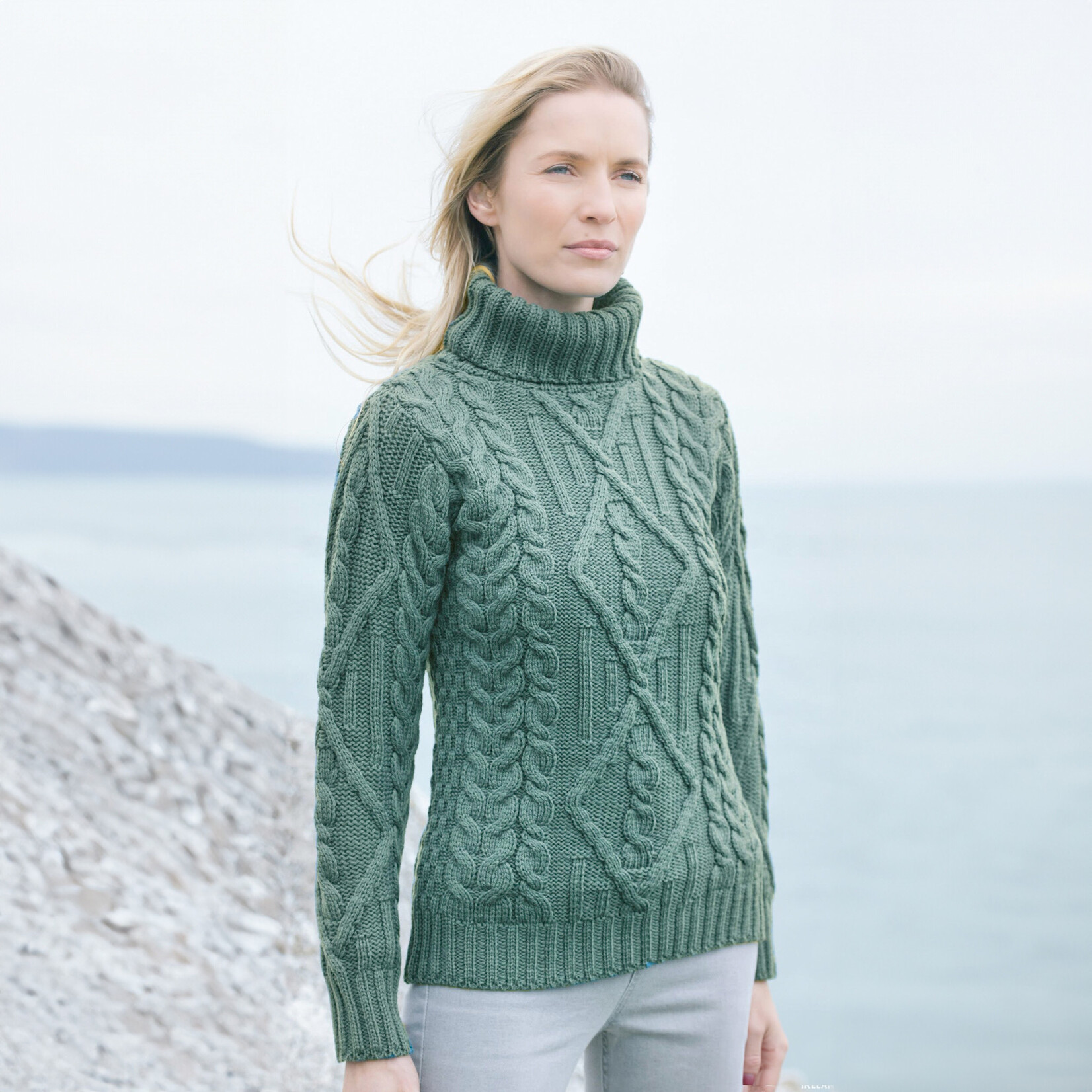SWEATERS INCH TRADITIONAL TURTLE NECK SWEATER - Thundra