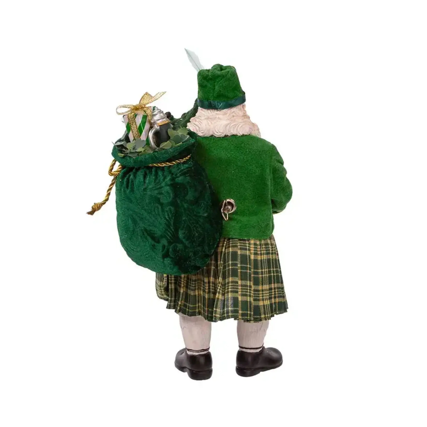 SANTAS "IRISH BAGPIPES" MUSICAL SANTA