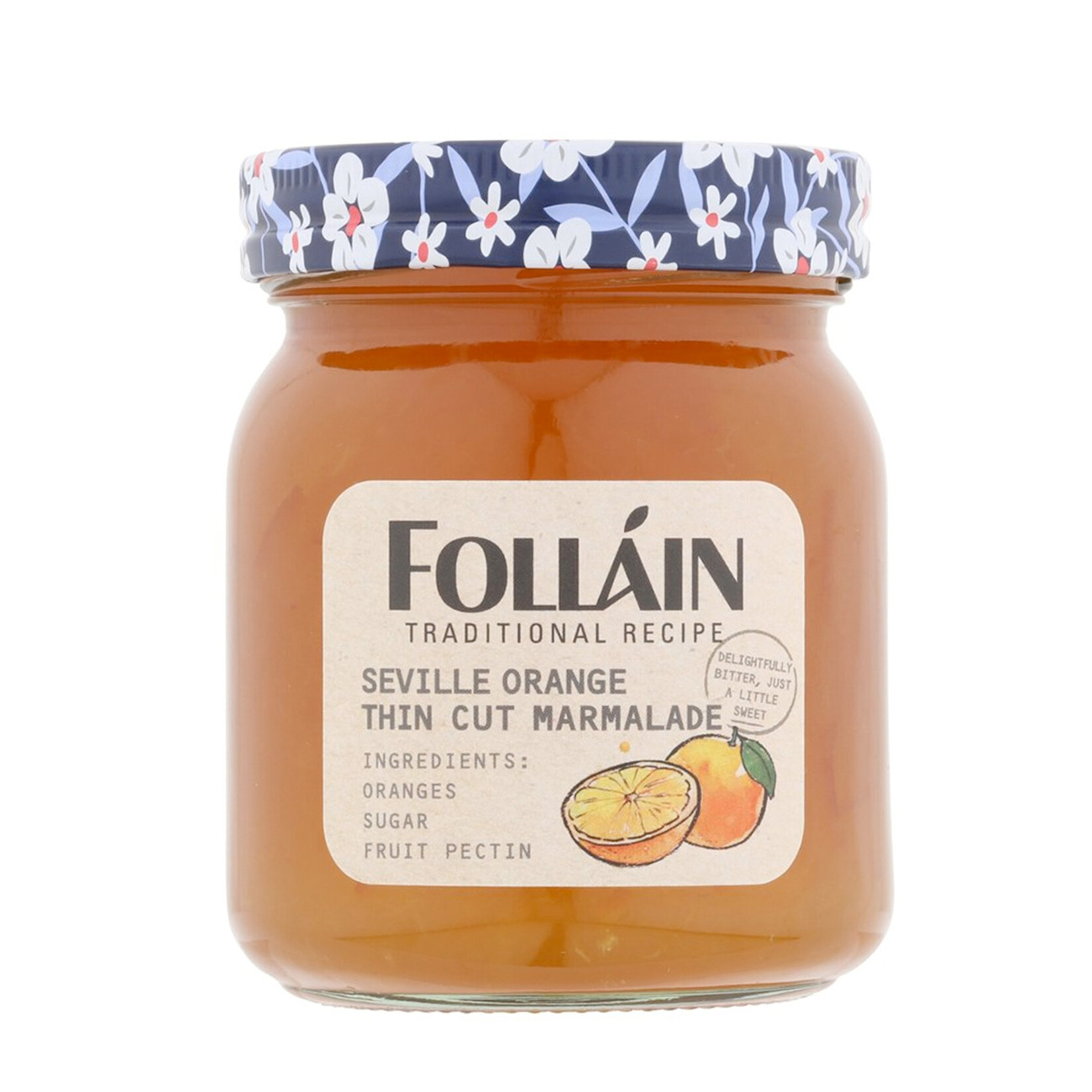 JAMS & SAUCES FOLLAIN ORANGE MARMALADE - Seville Thin Cut