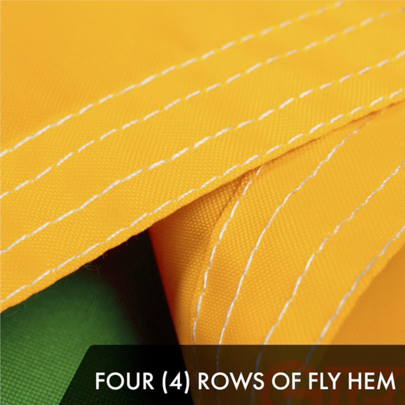 FLAGS & MORE IRELAND EMBROIDERED SHAMROCK FLAG - 3x5ft