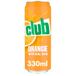 BOTTLE/CAN BEVERAGES CLUB ORANGE (330ml)