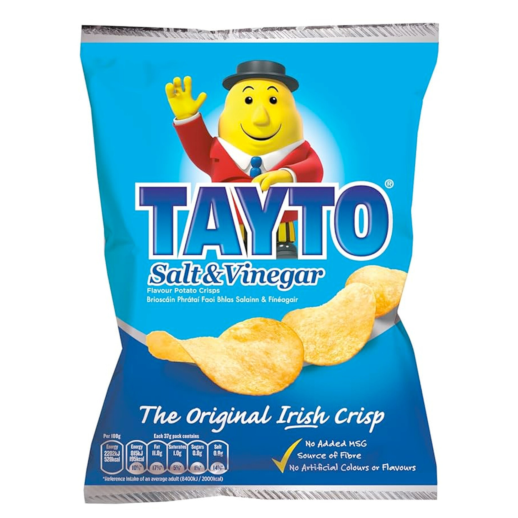 CRISPS / CHIPS TAYTO - SMALL BAG - SALT & VINEGAR (35g)