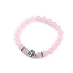 BRACELETS & BANGLES CELTIC TREE OF LIFE ENERGY BRACELET - Rose Quartz