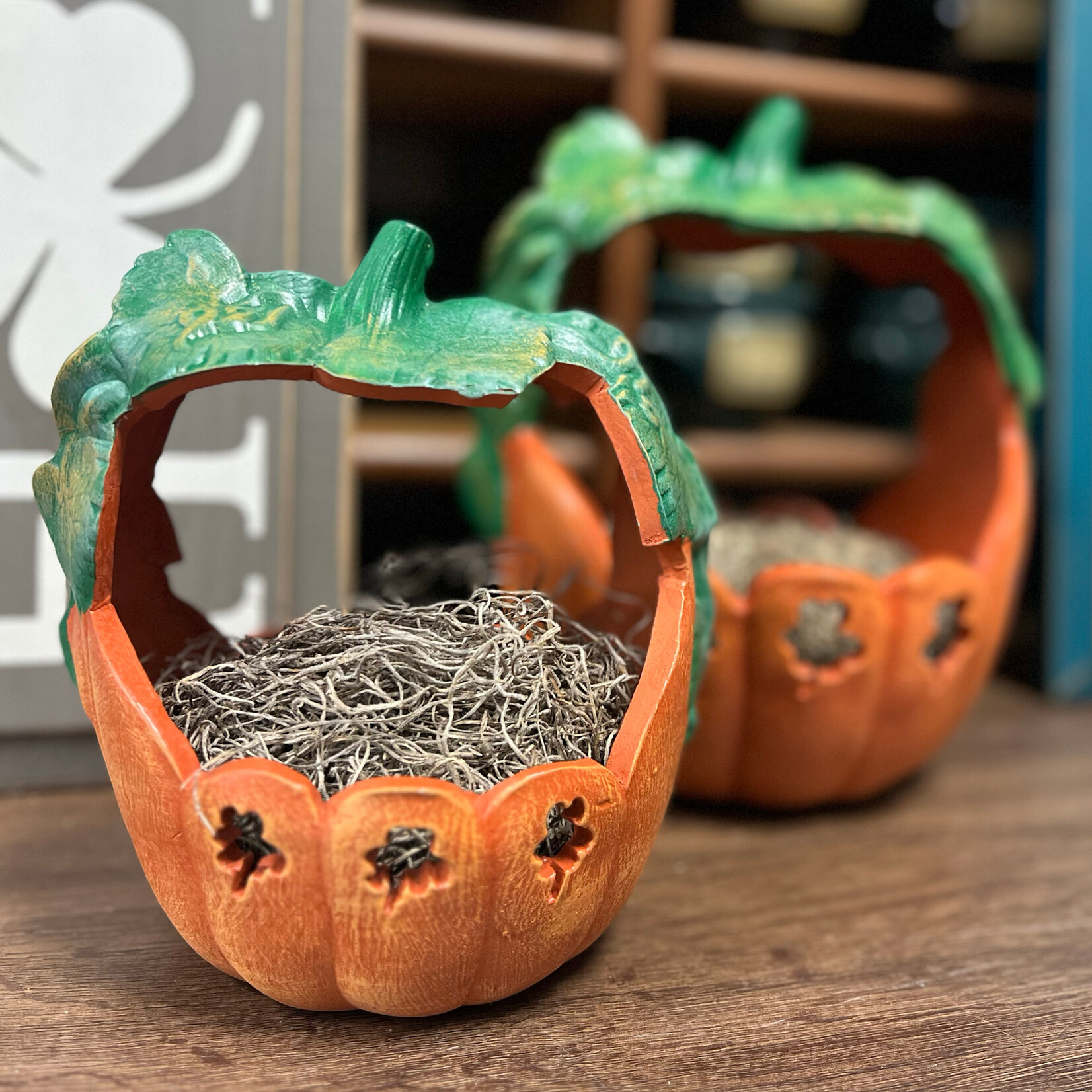 HALLOWEEN LARGE PUMPKIN BASKET