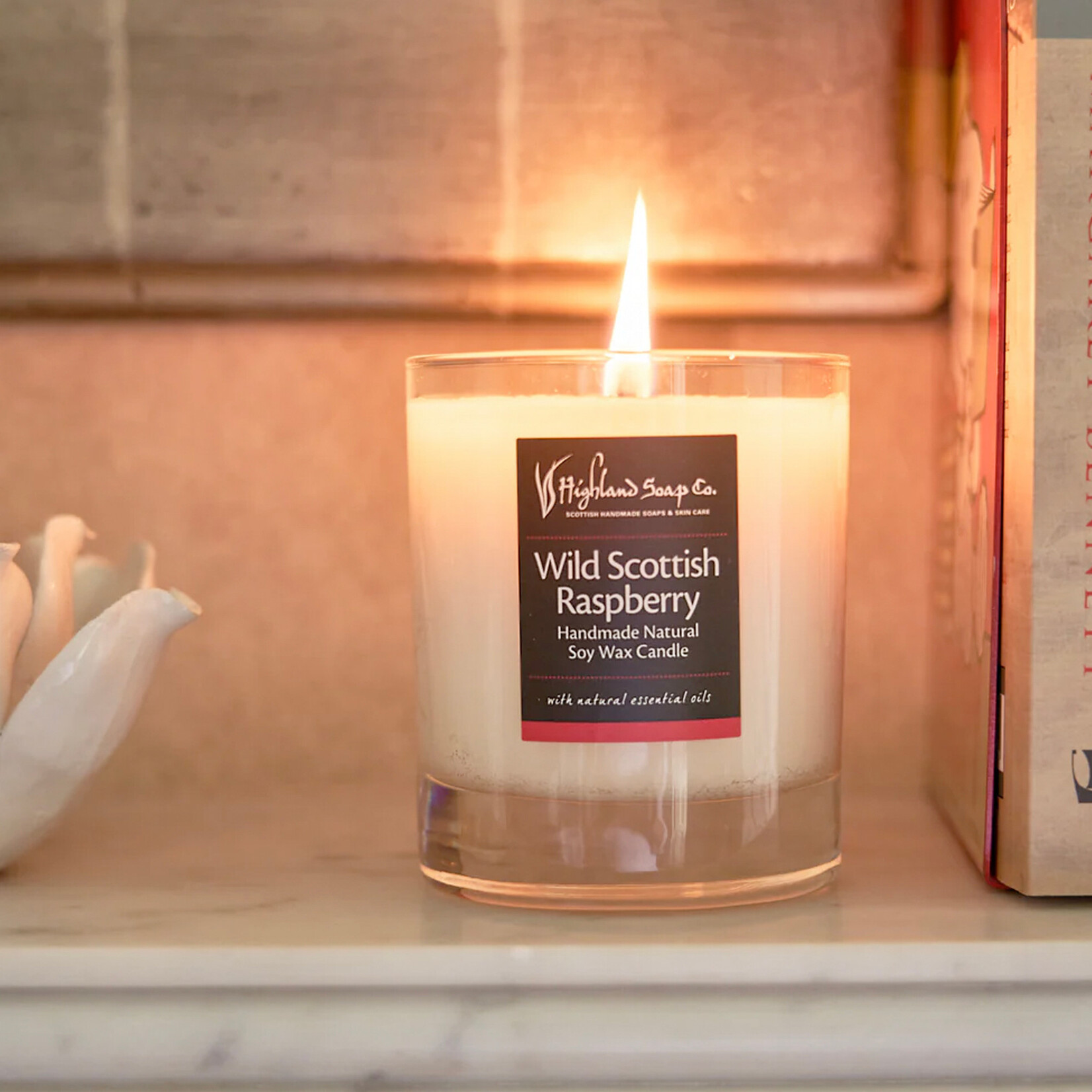 CANDLES HIGHLAND SOAP CO. CANDLE - Wild Scottish Raspberry