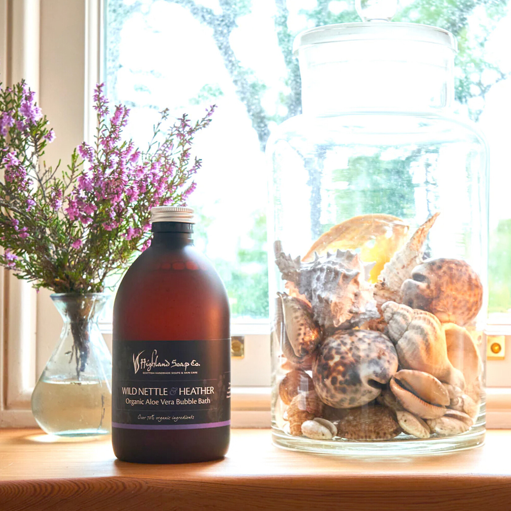 LOTIONS & SOAPS HIGHLAND SOAP CO. BUBBLE BATH (500mL) - Wild Nettle & Heather