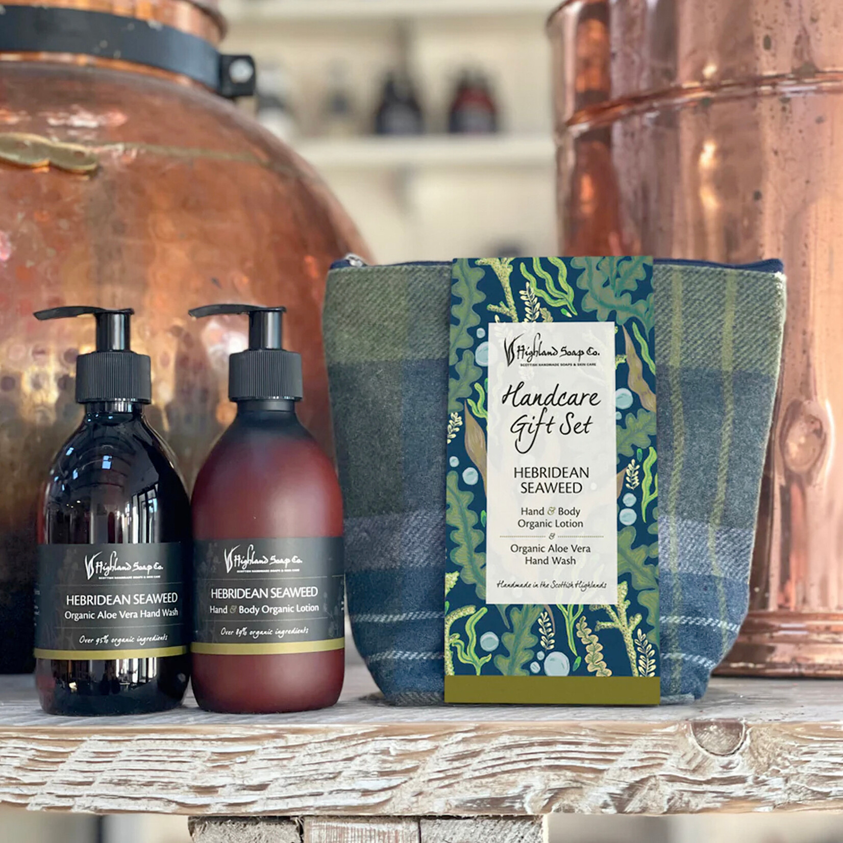 LOTIONS & SOAPS HIGHLAND SOAP CO. HAND CARE SET - Hebridean Seaweed