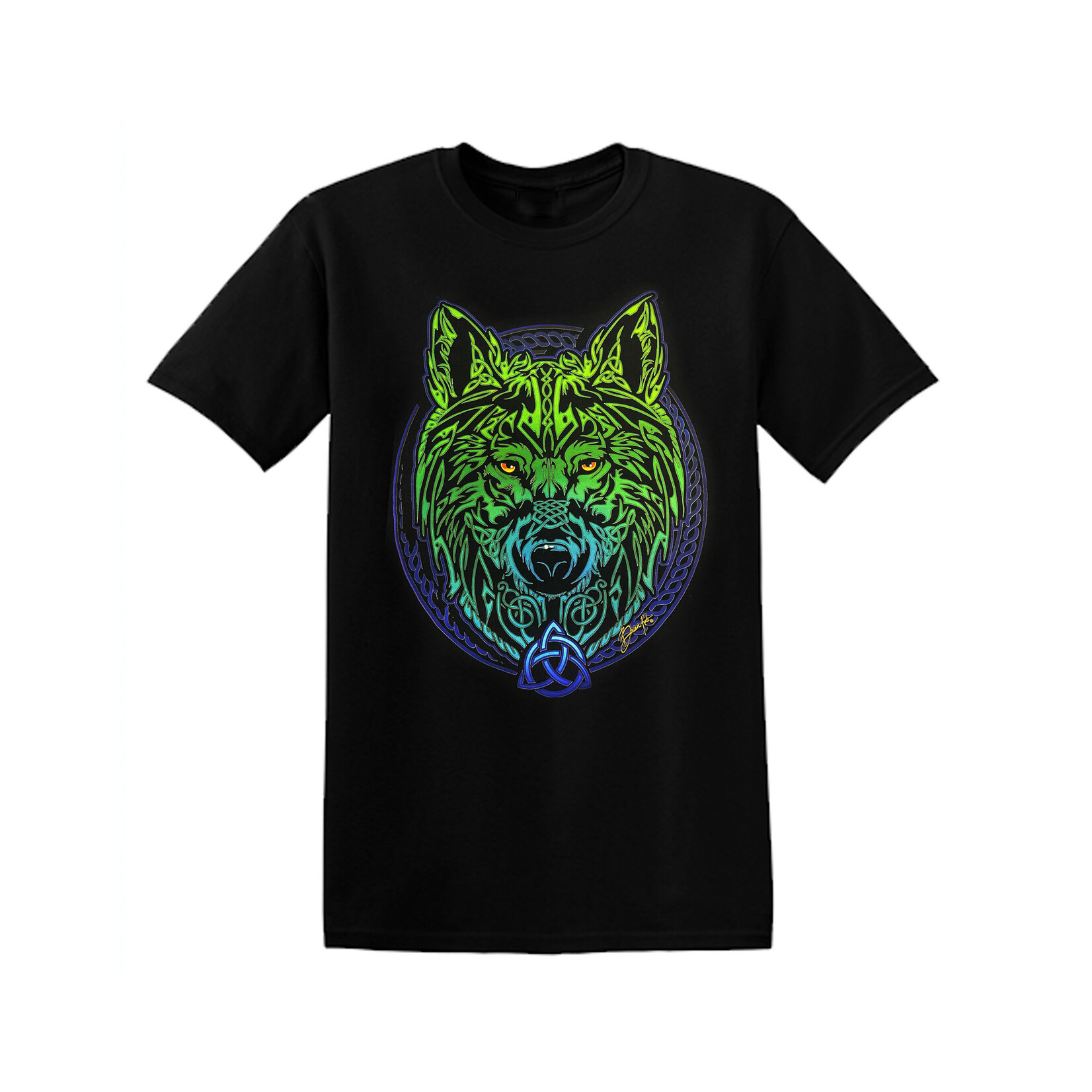SHIRTS CLEARANCE: CELTIC KINGDOM WOLF SHIRT :FINAL SALE