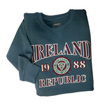 SWEATSHIRTS IRELAND 1988 CREWNECK APPLIQUE SWEATSHIRT - AF Blue