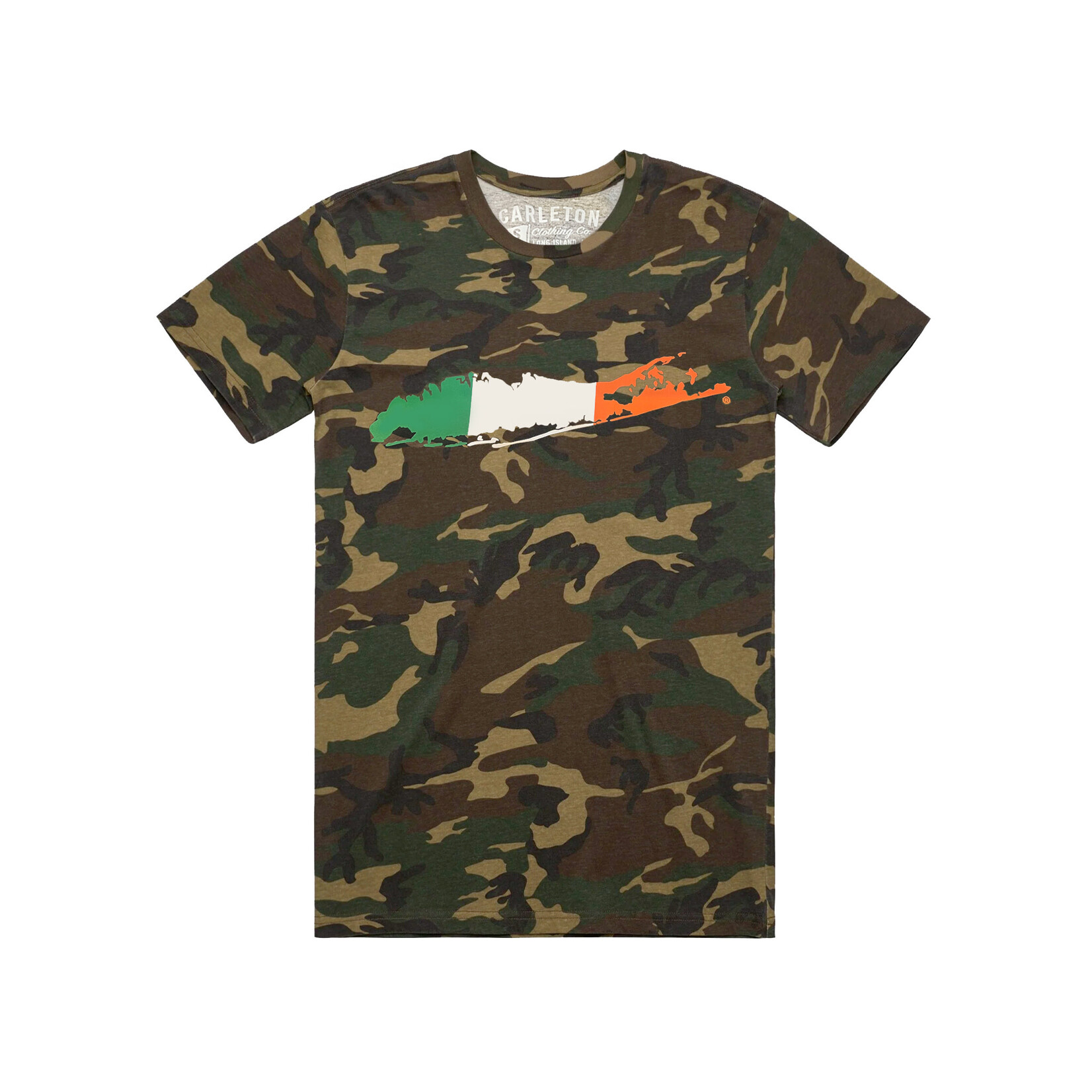 SHIRTS CLEARANCE: CARLETON LI IRISH T-SHIRT - Camo :FINAL SALE