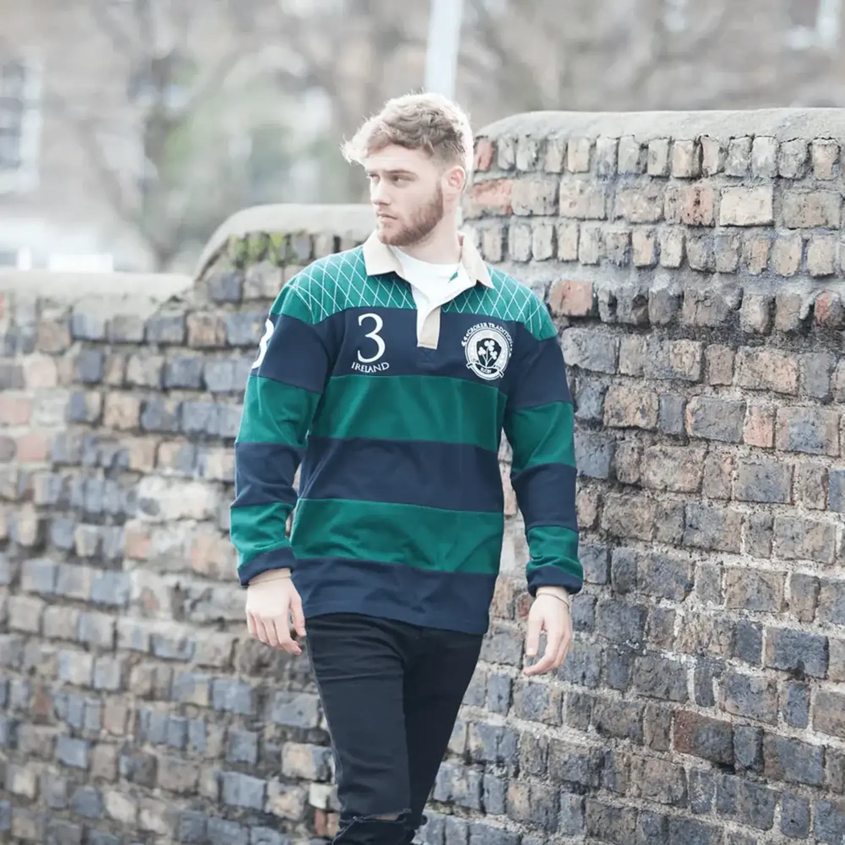 SPORTSWEAR CROKER IRELAND GREEN & NAVY RUGBY