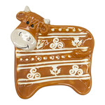 KITCHEN & ACCESSORIES SCOTTISH “WOOLLY WARE” COW TEABAG HOLDER