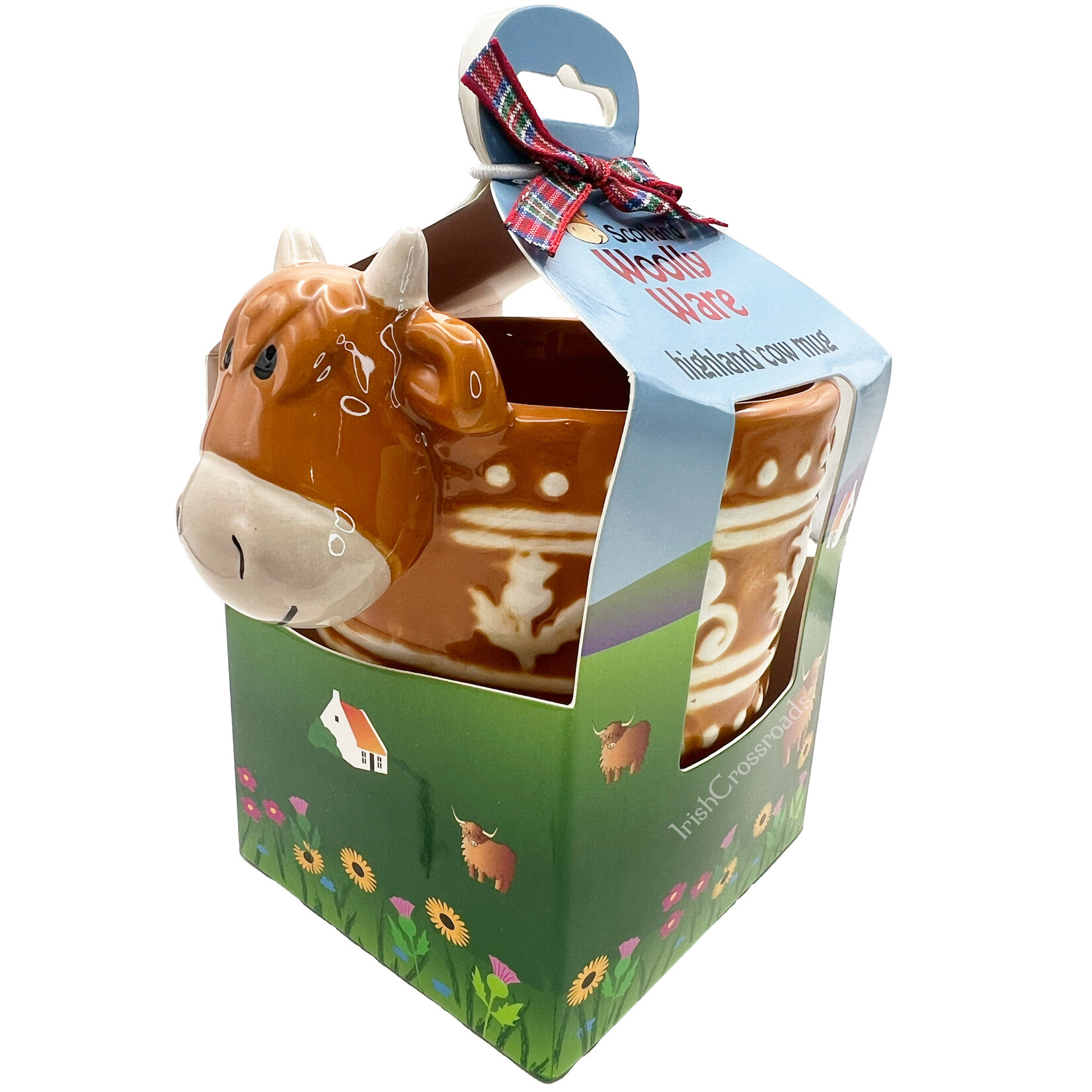 KITCHEN & ACCESSORIES SCOTTISH “WOOLLY WARE” COW MUG