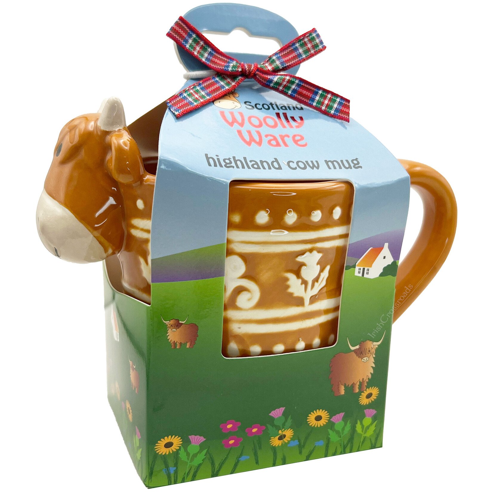 KITCHEN & ACCESSORIES SCOTTISH “WOOLLY WARE” COW MUG