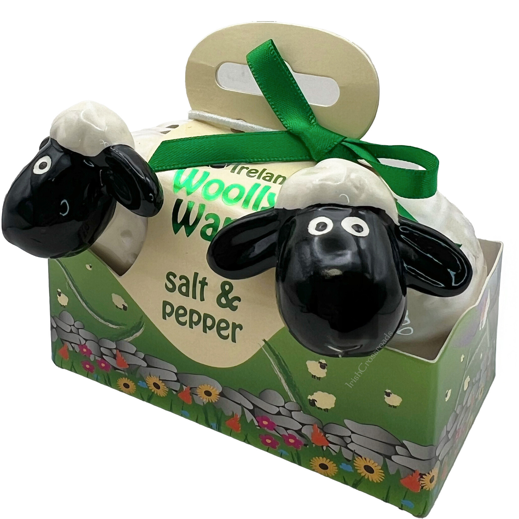 KITCHEN & ACCESSORIES “WOOLLY WARE” SHEEP SALT & PEPPER SET