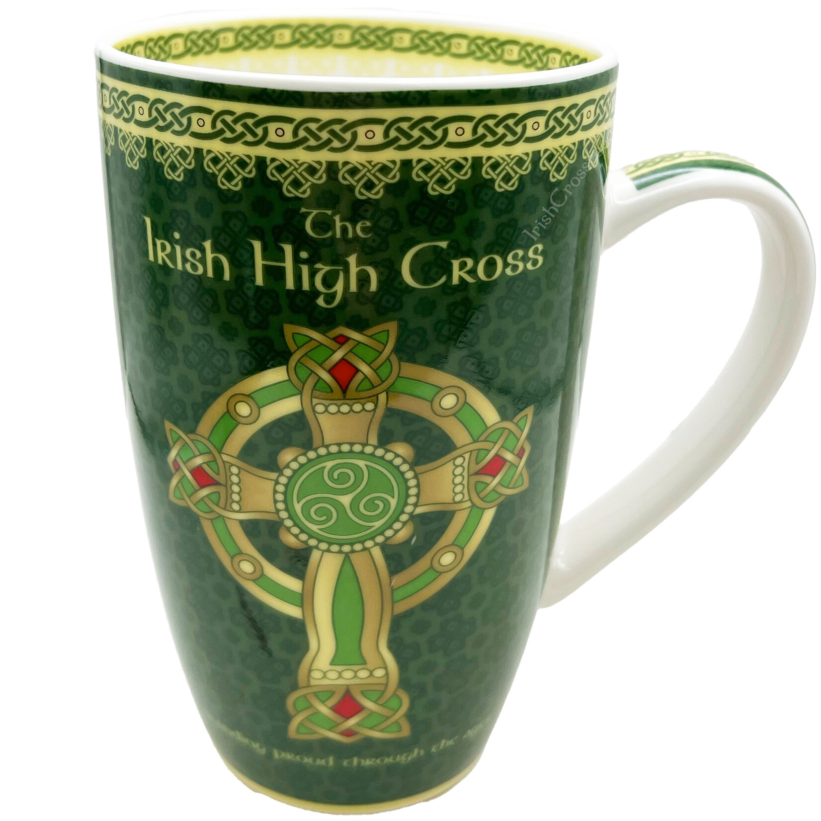TEAPOTS, MUGS & ACCESSORIES CELTIC SPIRAL MUG - IRISH HIGH CROSS