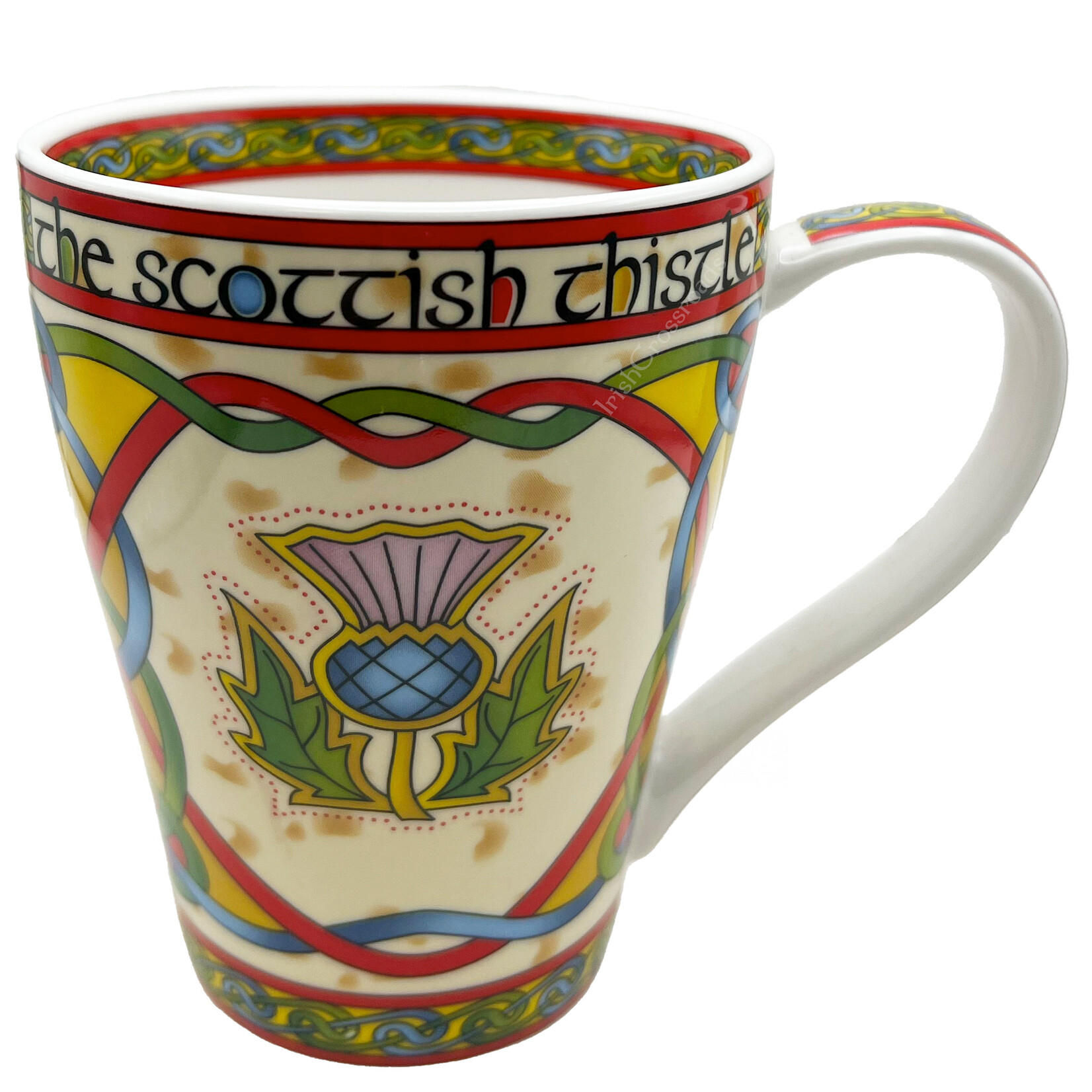 KITCHEN & ACCESSORIES CELTIC WEAVE 'SCOTTISH CELTIC THISTLE' MUG
