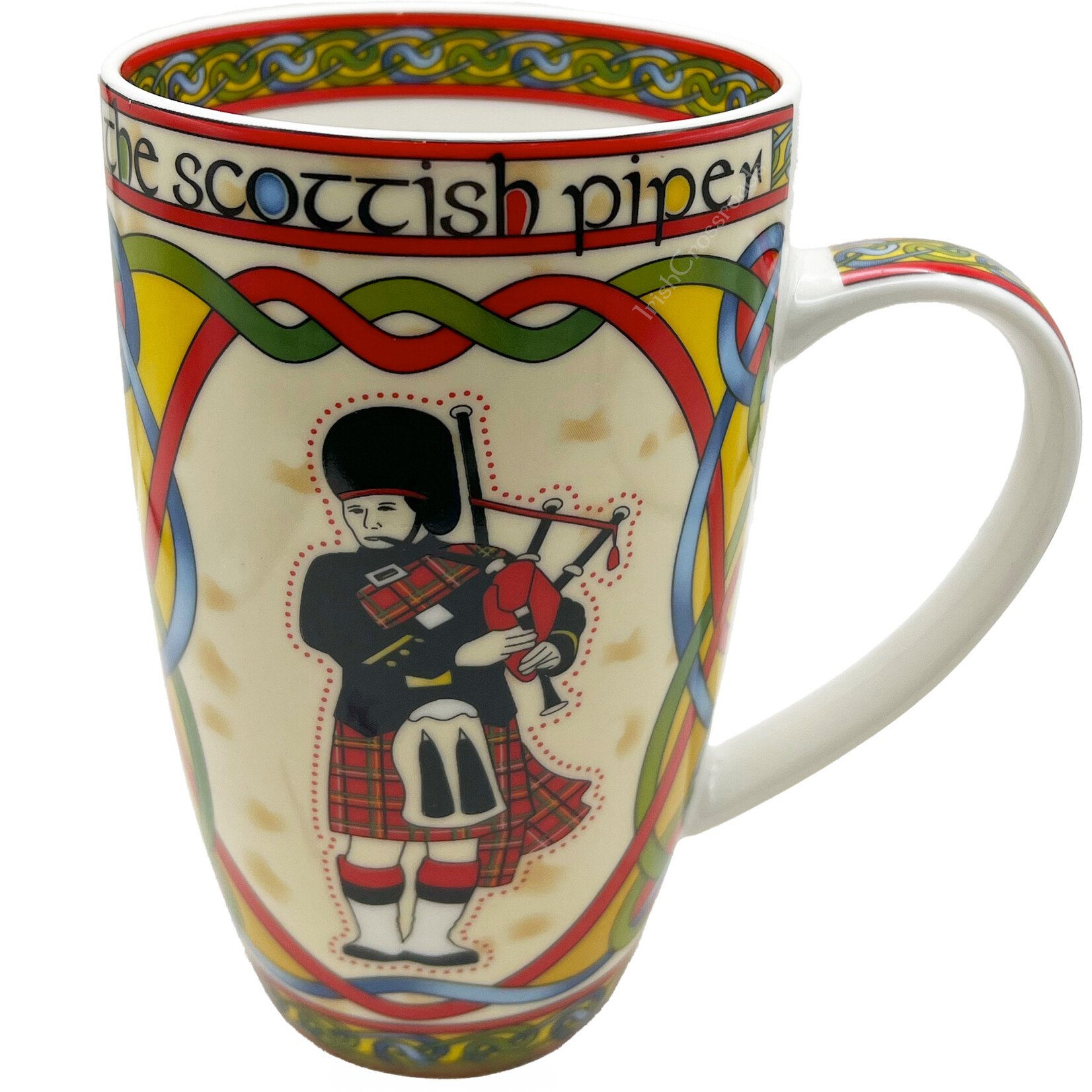 KITCHEN & ACCESSORIES CELTIC WEAVE 'SCOTTISH PIPER' MUG
