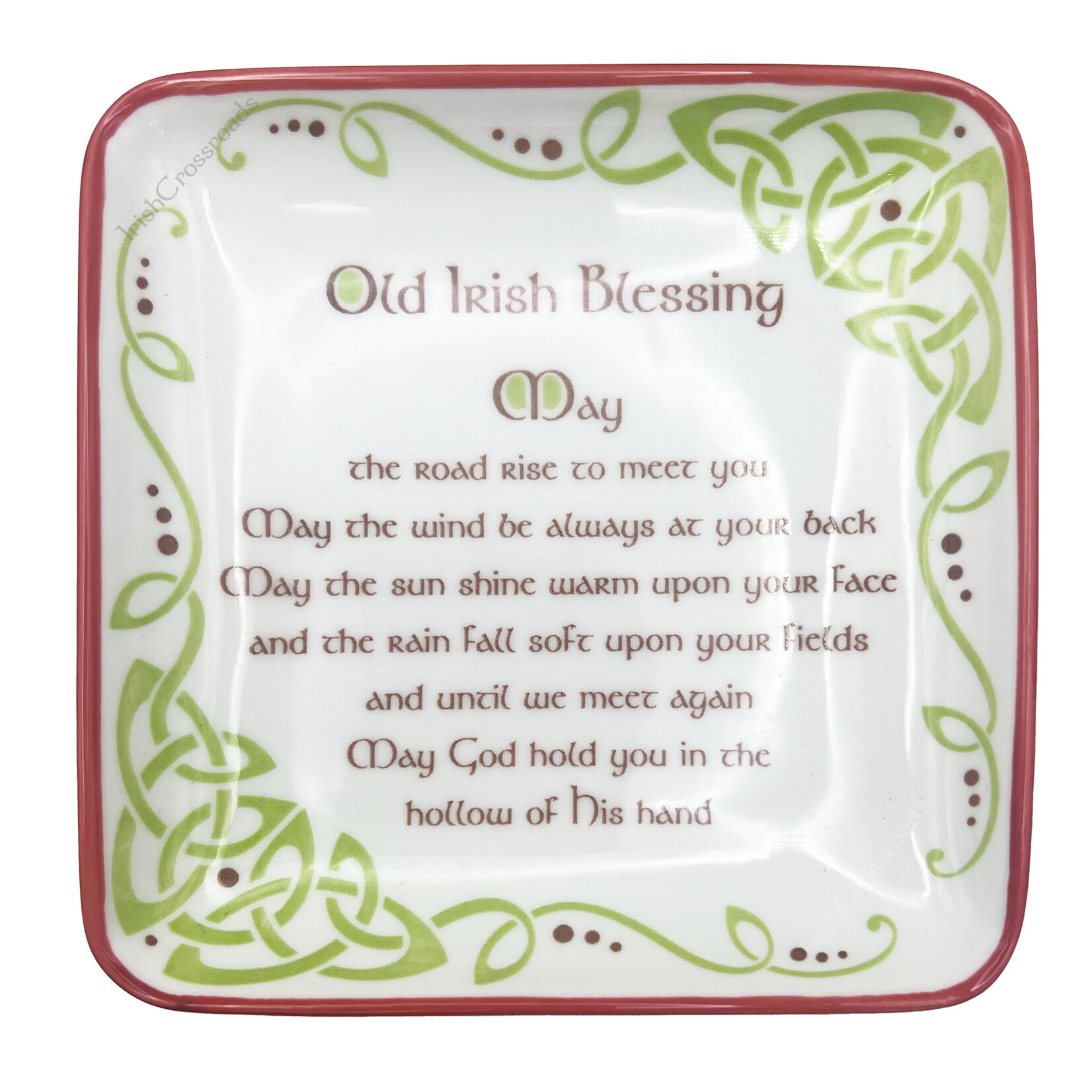 KITCHEN & ACCESSORIES CELTIC CLARA DISH - IRISH BLESSING (4.75")