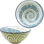 VASES & BOWLS CELTIC CLARA BOWL -  MAY THE ROAD RISE (5.5")