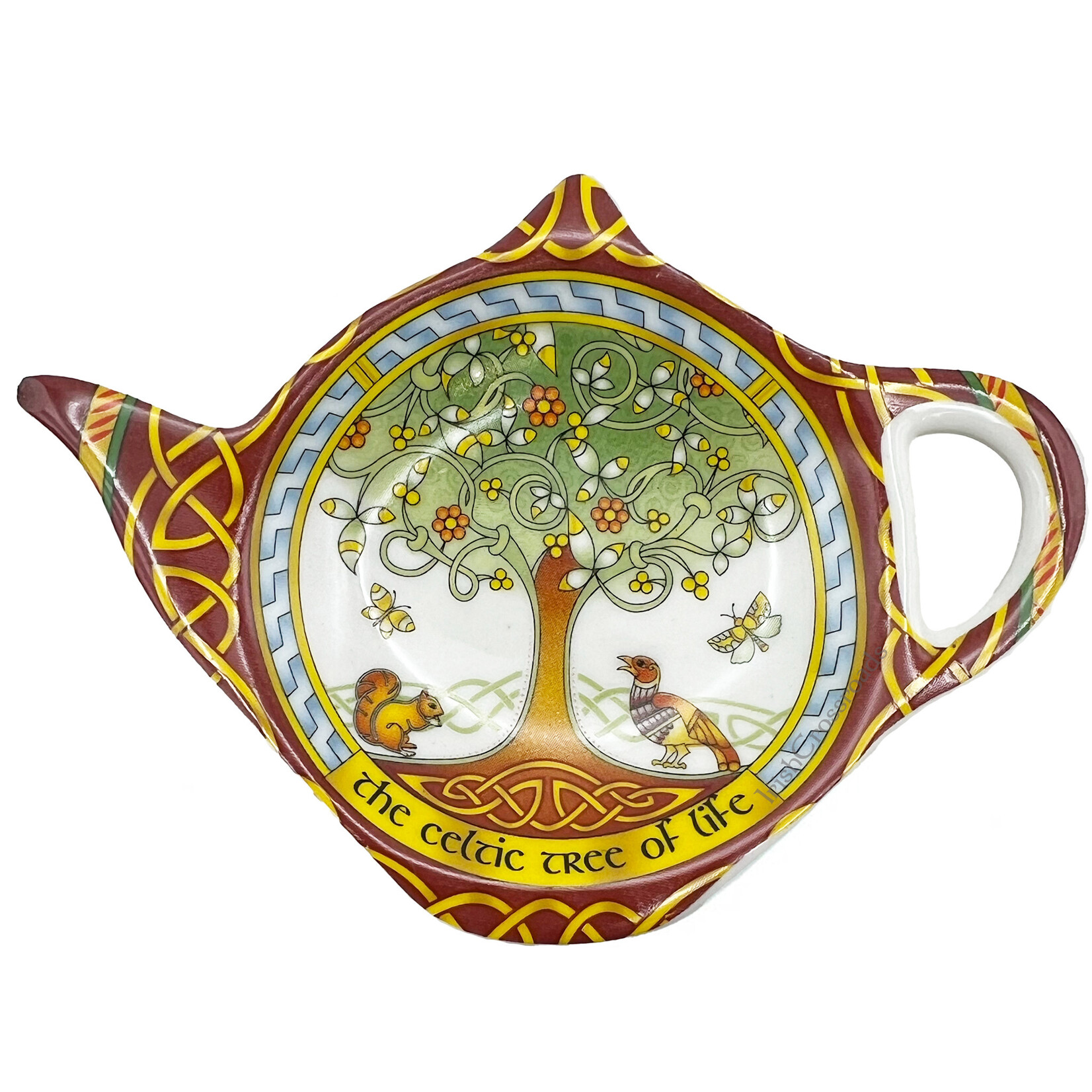 TEAPOTS, MUGS & ACCESSORIES CELTIC CLARA TEABAG HOLDER - TREE of LIFE
