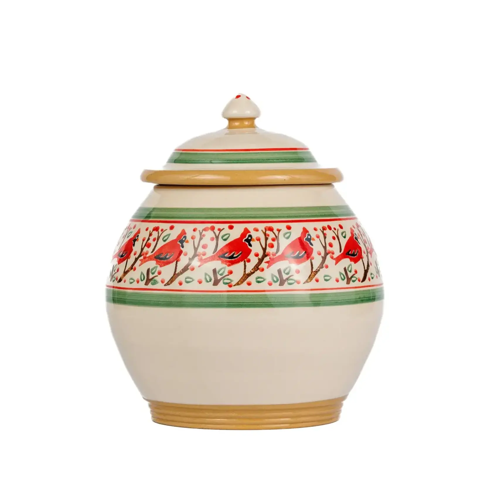 HOLIDAY NICHOLAS MOSSE COOKIE JAR - Berry Bird