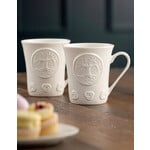 GIFTWARE BELLEEK TREE of LIFE MUGS - Set of 2